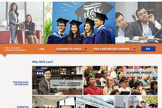 General Assembly mini assignment (10 days to revamp a university website)