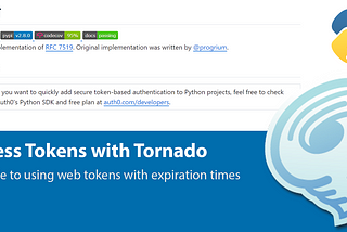 How To: Access Tokens with Tornado