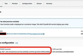 How to have multiple lambdas written in java share one docker image