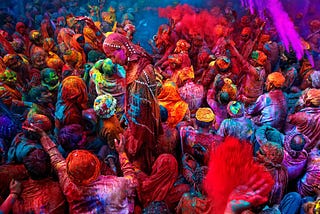 Exploding of Colours