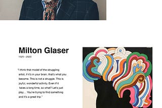 Milton Glaser Poster