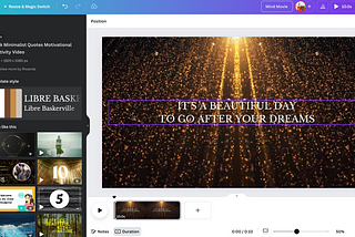 How to create a mind movie in Canva