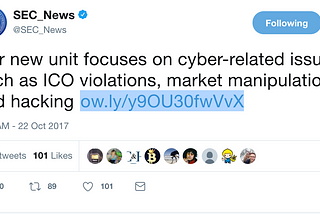 The SEC Steps Up To The Plate With A New Cyber Unit as Tezos Faces Investigations.
