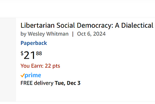 Introducing “Libertarian Social Democracy” — Now Available on Amazon!