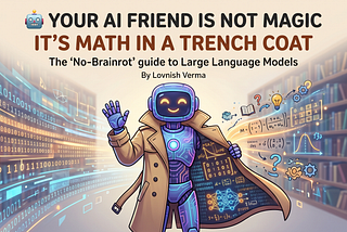 🤖 Your AI Friend Is Not Magic — It’s Math in a Trench Coat