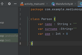 Object Oriented Programming with Kotlin(Lesson1: Class and Constructor) .