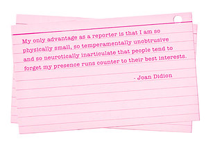 Reclaiming Joan Didion