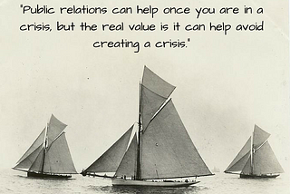 How can strategic PR lead to smooth sailing?