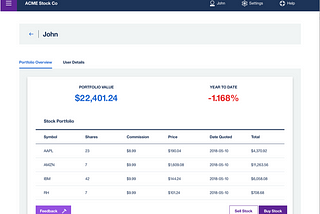 IBM Stock Trader — A Refresher