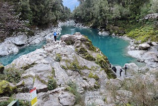 The Blue Pools of Haast and Hokitika