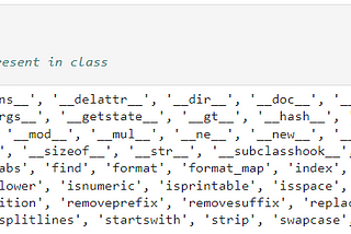 String Methods