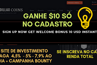DILLAX COINS: MAKE $ 10 DOLLAR ONLY IN THE REGISTER, BOUNTY CAMPAIGN AND WITH YOUR INVESTMENT!