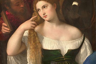 Portrait d’une Femme à sa Toilette by Titian