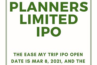 Easy Trip Planners Limited