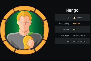 HacktheBox — Mango