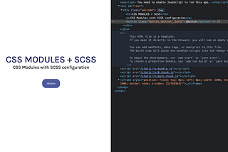 CSS Modules with SASS/SCSS