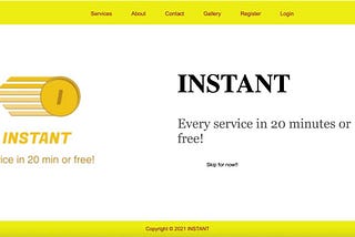 INSTANT(You tell, we’ll serve)