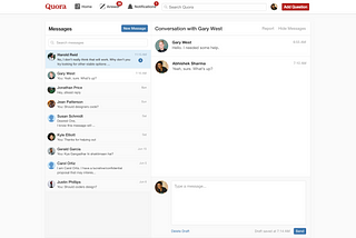 Enhancing Quora’s messaging UX