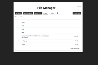 Why I created my own cloud file manager