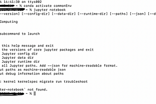 Jupyter Notebook Remove Kernel Environments