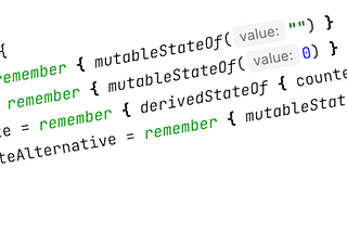 Jetpack Compose: remember, mutableStateOf, derivedStateOf and rememberSaveable explained