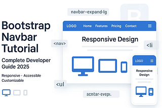 How to Create Navbar using Bootstrap — Complete Guide 2025