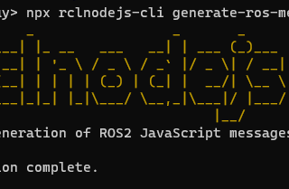 Introducing The rclnodejs-cli Tools for ROS 2 JavaScript Coders