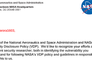 How I Got an Appreciation Letter from NASA for Finding a Simple Bug