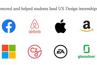 How to Land a UX Design internship at a Top Tech Company