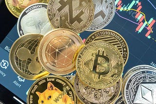 Bitcoin, Dogecoin, and other cryptocurrencies with