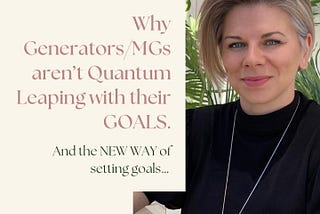 Why Generators/MGs aren’t Quantum Leaping with their GOALS.