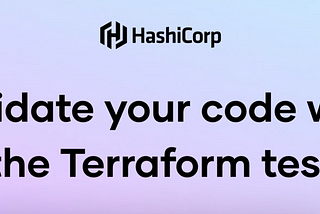 Validating code with terraform test in 1.6+