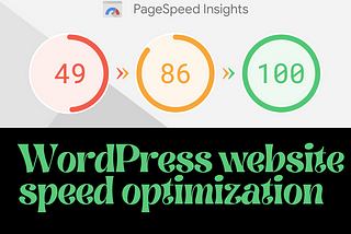 page speed optimization