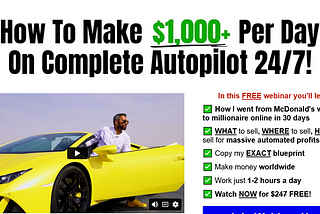 HOW TO MAKE $ 1000+ PER DAY ON COMPLETE AUTOPILOT 24/7