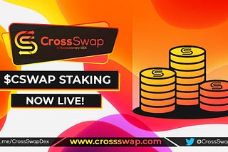 How To Stake CrossSwap ($CSWAP)