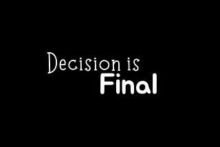 REVOKED ACCOUNT: If Decision is Final