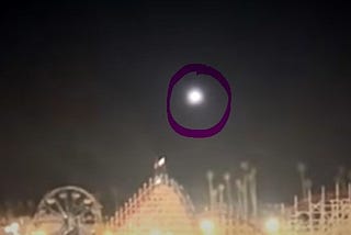 UFOs in the Southern California Putting Out Fires