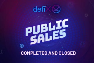 DEFIX’S PUBLIC SALES HAS BEEN COMPLETED AND CLOSED