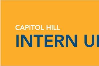 Capitol Hill Intern Update (March 15, 2021)