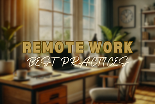 Remote Work Best Practices: Tips for Productivity and Work-Life Balance
