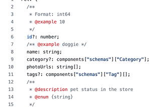 Use autogenerated Typescript type definitions from your api inside a namespace