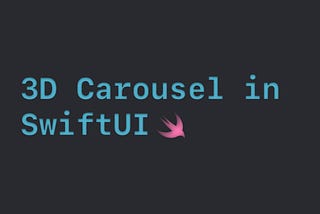 Create an auto-scroll 3D carousel in SwiftUI