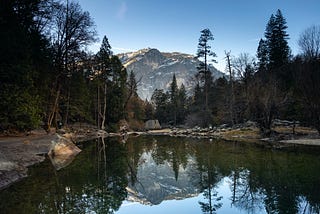 Mirror Lake in Yosemite National Park