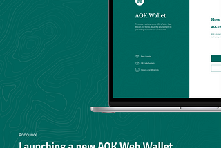 AOK Web Wallet launched