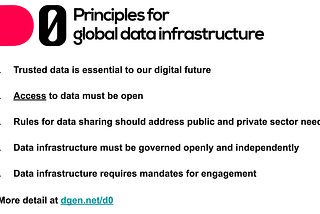 D0 Principles for Global Data Infrastructure
