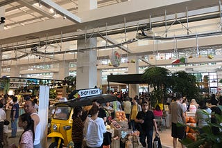 Shop and dine experience at habitat honestbee