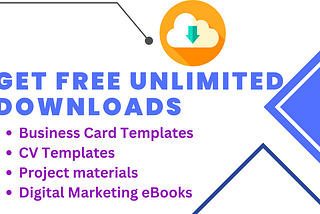 Get Free Unlimited Downloads