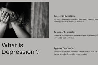 what is Depression, it’s Symptoms, Causes and Types