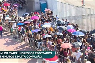 Taylor Swift e a necessidade de digitalização dos Ingressos no Brasil