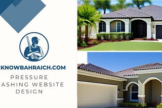 Pressure washing Website design